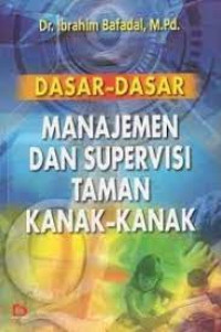 Dasar-dasar Manajemen dan Supervisi Taman Kanak-kanak